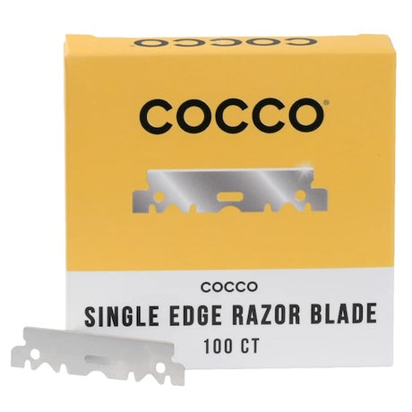 Cocco Single Edge Rasierklingen 100 Stück aus Sandvik-Stahl