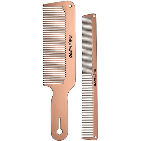 BaByliss PRO Barberology RoseFX Metallkamm-Set 2-teilig