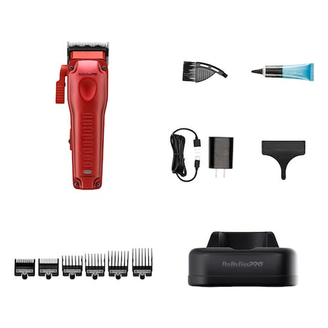 BaByliss PRO Lo-ProFX Compact Akku-Haarschneidemaschine Rot Limited Edition