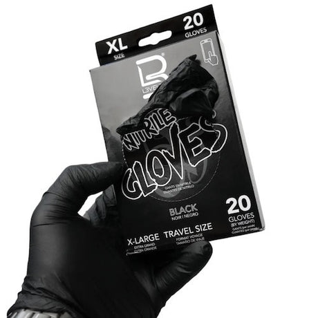 L3VEL3 Professional Nitrilhandschuhe Reisepack, Größe L, 20 Stück