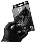 L3VEL3 Professional Nitrilhandschuhe Reisepack, Größe M, 20 Stück