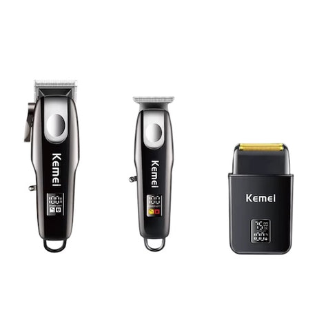 Kemei 8531 Akku-Trimmer und Rasierer-Set für Haar und Bart