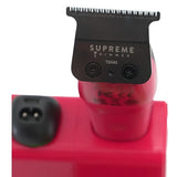 Supreme Trimmer Recharge Konturenschneider Rot mit Wechselakku