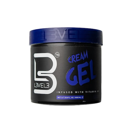 L3VEL3 Cream Gel Haargel mit Vitamin B5, 1 l (33,8 oz)