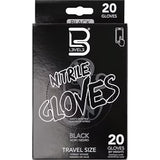 L3VEL3 Professional Nitrilhandschuhe Reisepack, Größe L, 20 Stück