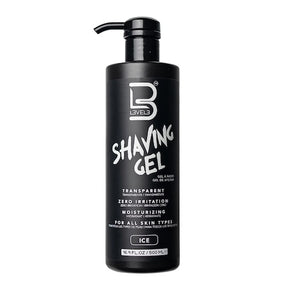 L3VEL3 Ice Rasiergel transparent, nicht schäumend, 500 ml