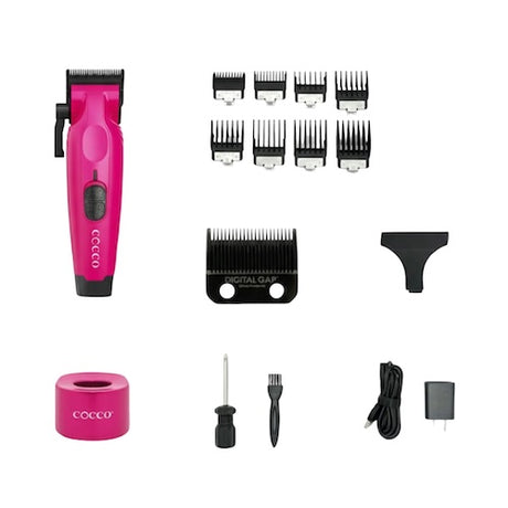 Cocco Hyper Veloce Pro Akku-Haarschneidemaschine Pink