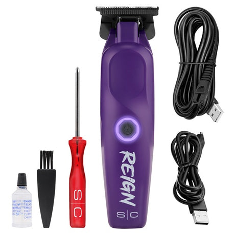 Stylecraft Professional Reign Lila Akku-Trimmer mit Brushless-Motor