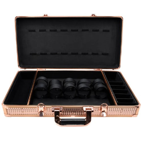 Black Ice Barber Case Diamond Schwarz – Friseurkoffer mit Klingenfach
