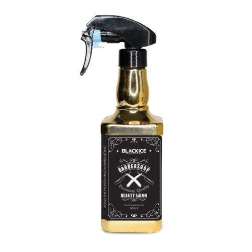 Black Ice Barber Sprühflasche Gold 16,9 oz klassisches Design