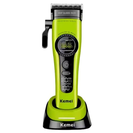 Kemei 1593 Profi Akku-Haarschneidemaschine mit Brushless-Motor