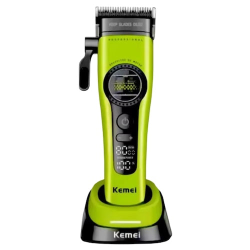 Kemei 1593 Profi Akku-Haarschneidemaschine mit Brushless-Motor