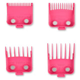 Stylecraft Pink Dub Magnetische Aufsteckkämme, 4er-Set (1/16"–1/4")