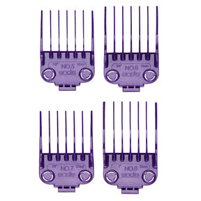 Andis Master Dual Magnet Aufsteckkamm-Set groß, 4 Stück (5/8"–1")