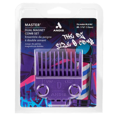 Andis Master OG Dual Magnet Aufsteckkamm Größe 0 (1,5 mm)
