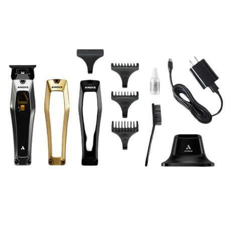 Andis Recon Akku-Trimmer mit DLC T-Klinge und 8.500 SPM