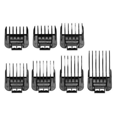 Andis Snap-On Aufsteckkämme Set, 7 Größen 1,5–25 mm