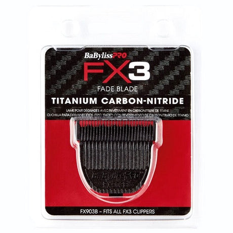 BaByliss PRO FX3 Titan-Carbon-Nitrid Fade-Scherkopf FX903B