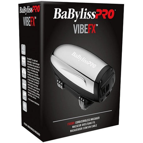 BaBylissPRO VIBEFX Akku-Massagegerät mit Edelstahlgehäuse