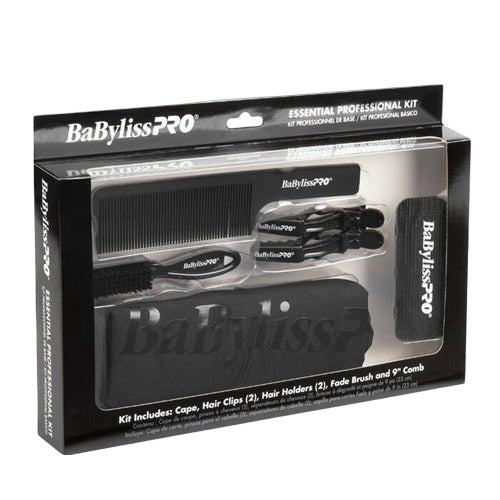 BaByliss PRO Essential Professional Kit mit Umhang, Kamm & Clips