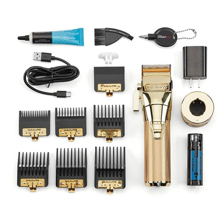 BaBylissPRO FXONE GoldFX Akku-Haarschneidemaschine aus Vollmetall