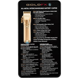 BaBylissPRO FXONE GoldFX Akku-Haarschneidemaschine aus Vollmetall