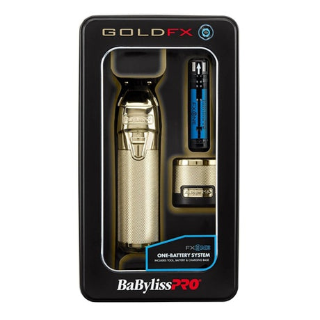 BaBylissPRO FXONE GoldFX Akku-Trimmer mit DLC/Titan-T-Klinge