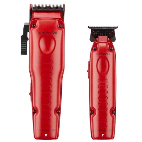 BaBylissPRO FXONE Lo-Pro Matte Red Set: Haarschneidemaschine & Trimmer