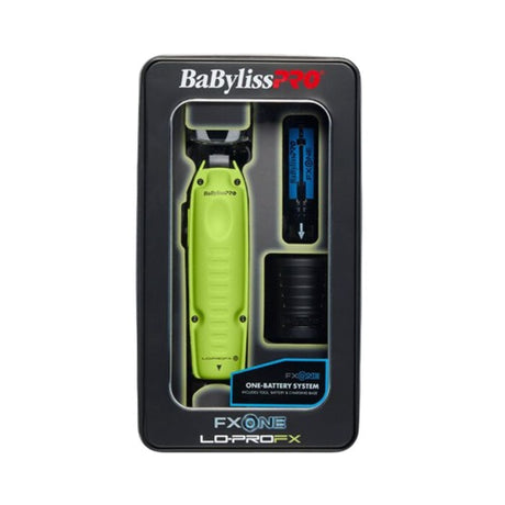 BaBylissPRO FXONE Lo-ProFX Neon Yellow Akku-Trimmer mit Deep-Tooth-Klinge