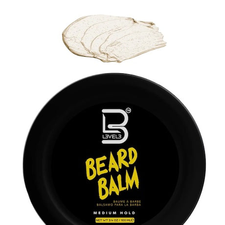 L3VEL3 Bartbalsam mit mittlerem Halt und Bienenwachs 3,4 oz