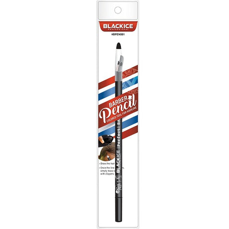 Black Ice Barber Pencil Konturenstift Schwarz für Haarlinien
