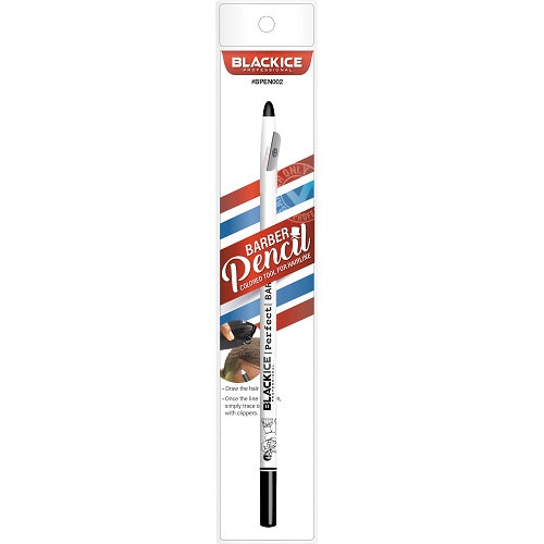 Black Ice Barber Pencil Konturenstift Weiß für Haarlinien