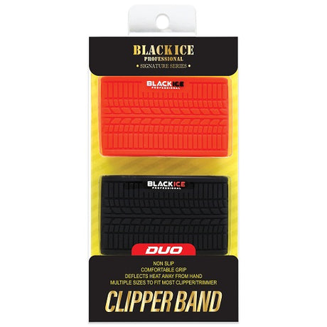 Black Ice Duo Clipper Band Griffband aus Silikon für Haarschneidemaschinen