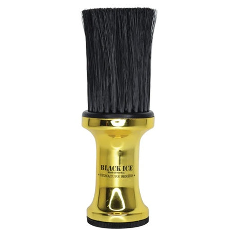 Black Ice Gold Nackenpinsel mit integriertem Puderspender