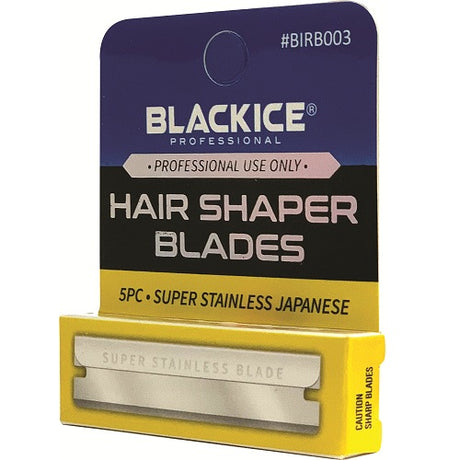 Black Ice Hair Shaper Ersatzklingen 60 Stück aus japanischem Edelstahl