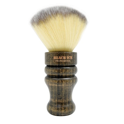 Black Ice Nackenpinsel mit Holzgriff für Barbiere