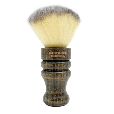 Black Ice Nackenpinsel mit Holzgriff für Barbiere