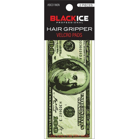 Black Ice Money Hair Gripper Klett-Haarhalter, 2 Stück