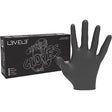 L3VEL3 Professional Nitrilhandschuhe Schwarz, Größe L, 100 Stück