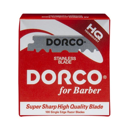 Dorco Einzelklingen 100 Stück – extra scharfe Edelstahl-Rasierklingen