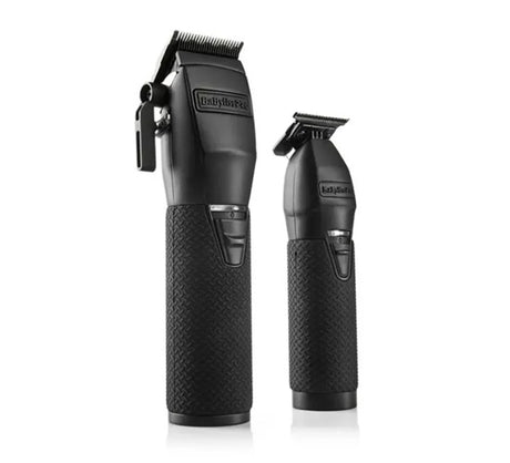 BaByliss PRO BlackFX Set: Akku-Haarschneidemaschine & Trimmer aus Metall