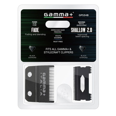 Gamma+ Black Diamond DLC Fade Scherkopf Shallow Tooth 2.0