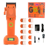 TPOB GO Orange Edition Akku-Haarschneidemaschine, 9000 RPM