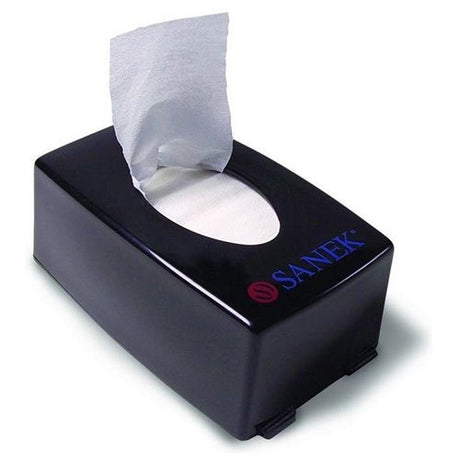 Sanek Nackenpapier-Spender schwarz für 60 Streifen