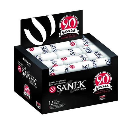 Sanek Nackenpapier 12er-Pack (12 × 60 Streifen)