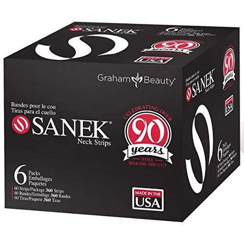 Sanek Nackenpapier 6er-Pack (360 Streifen)