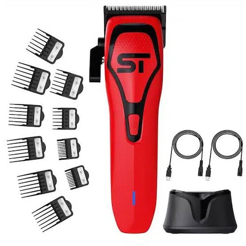 Supreme Trimmer DarkStar 72 Haarschneidemaschine Rot, Akku 3 Std.