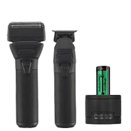 BaByliss PRO FXONE Black Set: Metall-Trimmer & Folienrasierer