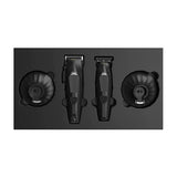 JRL Professional Diamante Schwarz Haarschneidemaschine & Trimmer Set