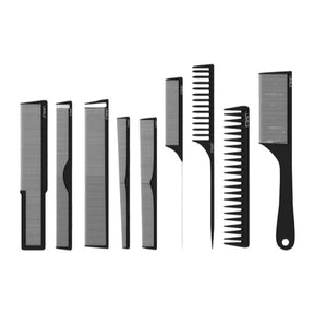 L3VEL3 Kamm-Set 9-teilig aus Carbon mit Ionic-Beschichtung